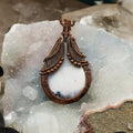 Dendritic Agate Wire Wrap Crystal Pendant - SJB-DIAMOND ELITES