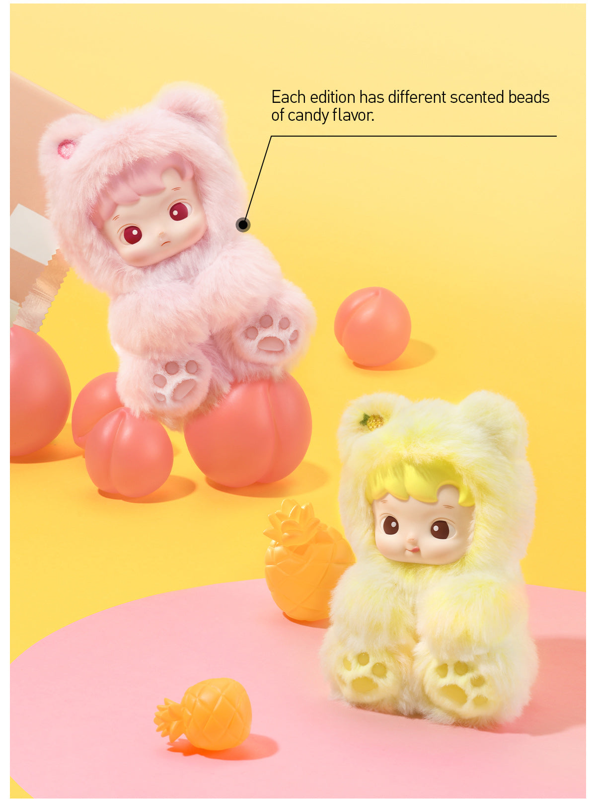 Hacipupu Gummy Bear Series - Vinyl Plush Pendant Labubu Loot