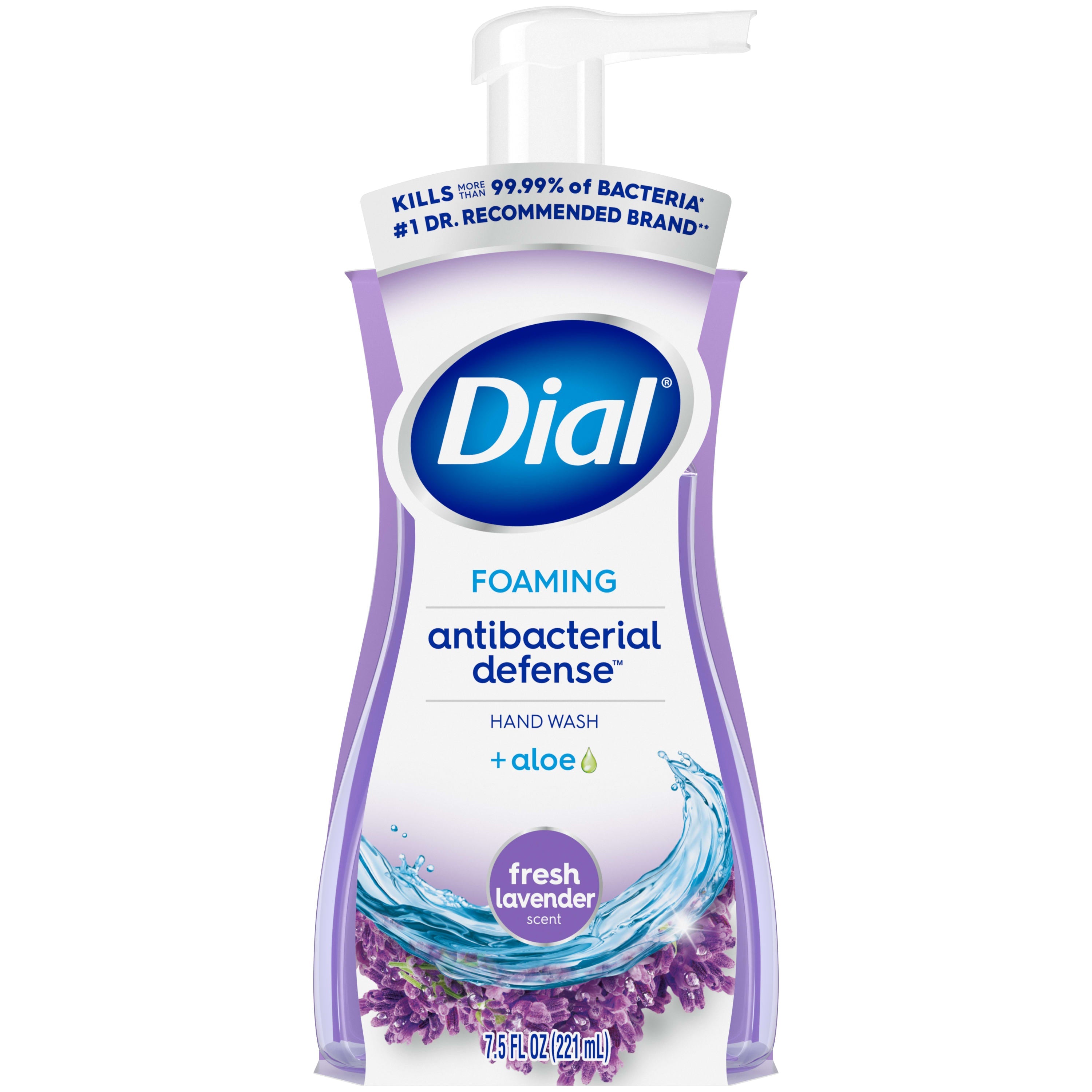 Dial Complete Antibacterial Foaming Hand Wash, Fresh Lavender for the Kitchen, 7.5 Ounce