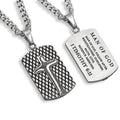 Diamond Back Shield Cross Necklace KingdomWear