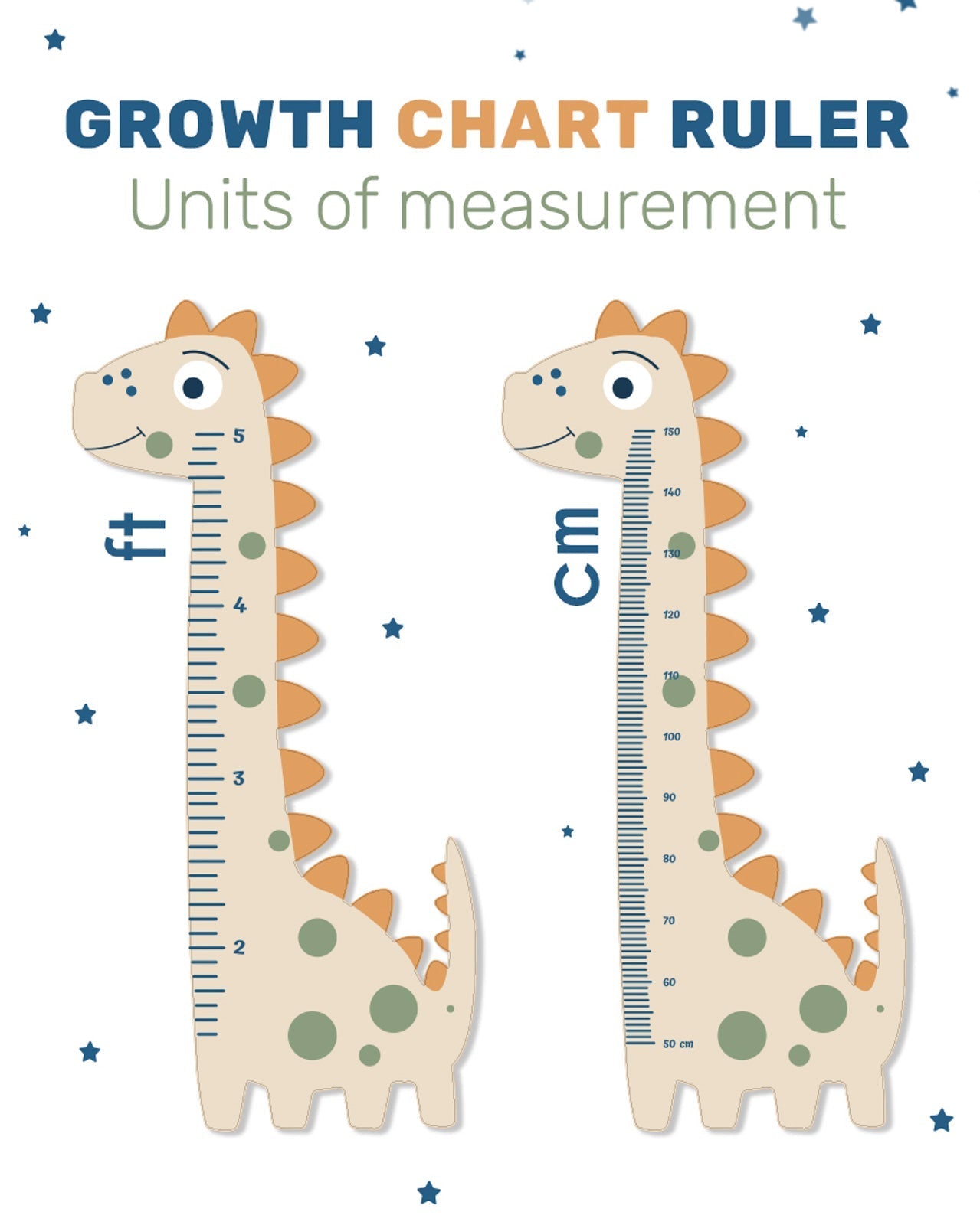 Dinosaur Growth Chart - SJB-DIAMOND ELITES