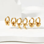 XINGX Earrings Stainless Steel Glossy Earrings