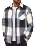 COOFANDY Mens Button Up Shirts Long Sleeve Plaid Shirts Casual Button Down Shirts Regular Fit Fall Jackets Lootquake LLC