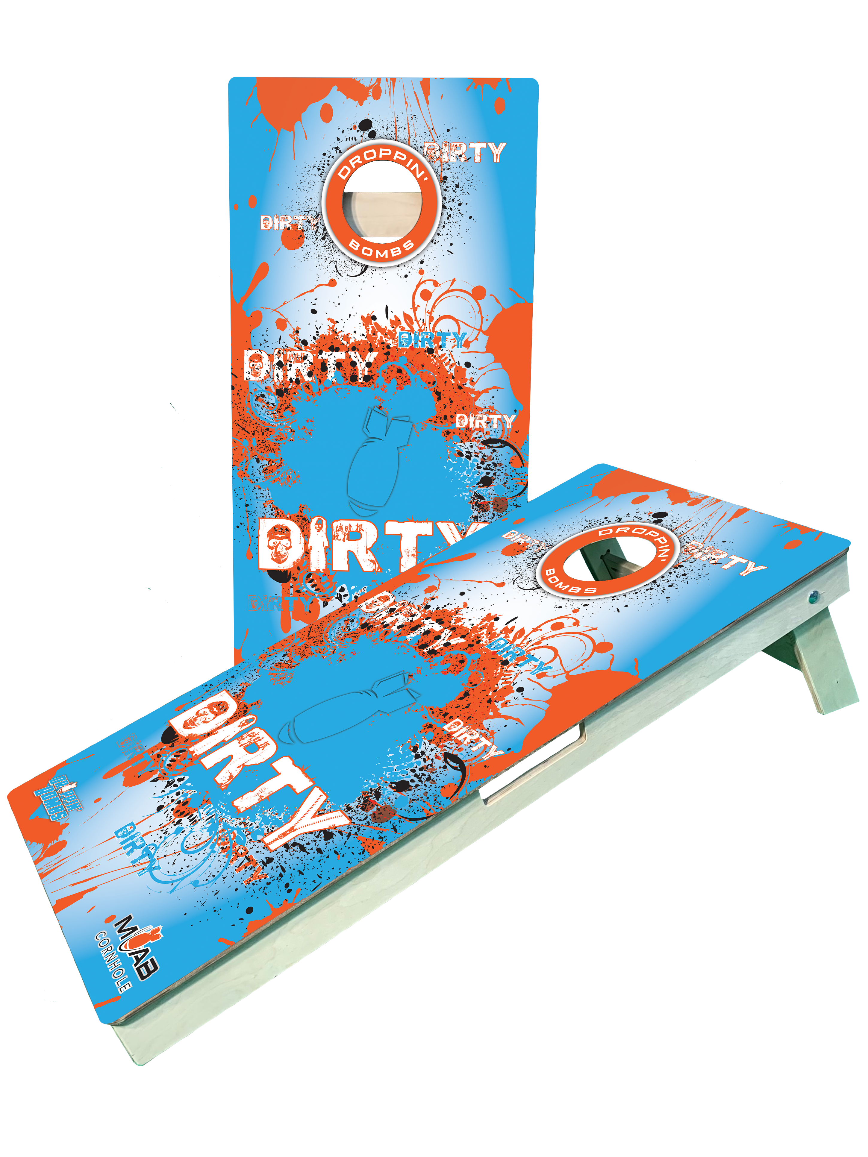 Moab Cornhole Dirty Pro Style Boards - Pro Grade blastcornhole