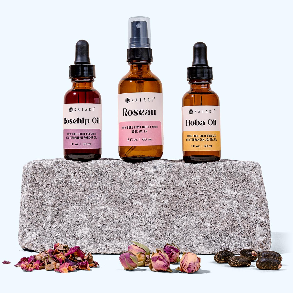 Travel Kits – 4 Travel Rituals for Face & Hair Katari Beauty