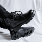 Men's Chelsea Ankle Boots - High-Top Leather Martin Boot Pi-Mart