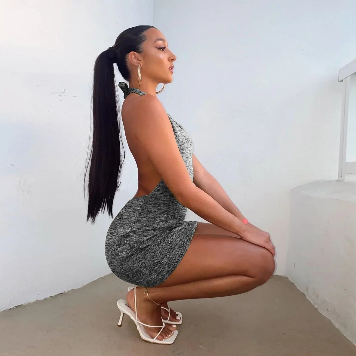 Sexy Backless Mini Dresses Lootquake LLC
