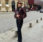 Urban Chic Adjustable Leather Jacket Pi-Mart