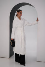 Pre-Order. Re-Stock Ships February 2026. Cambridge Comfort Wraparound Wool Cashmere Coat - SJB-DIAMOND ELITES
