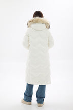 Genuine Fur Trim Down Fill Coat