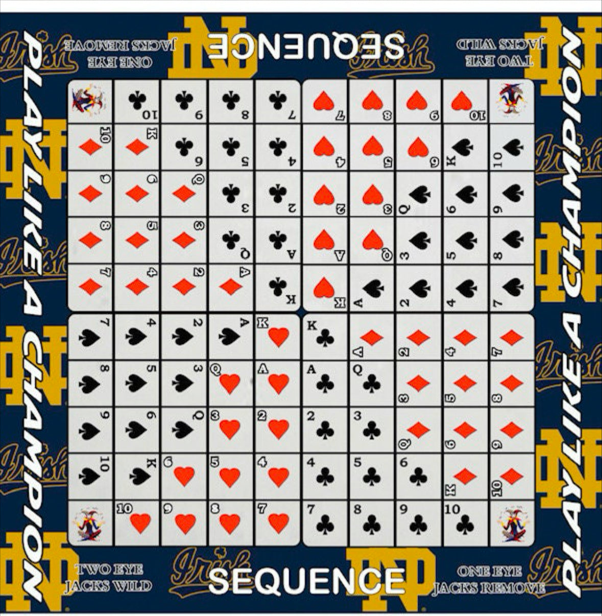 Sequence  Game - SJB-DIAMOND ELITES