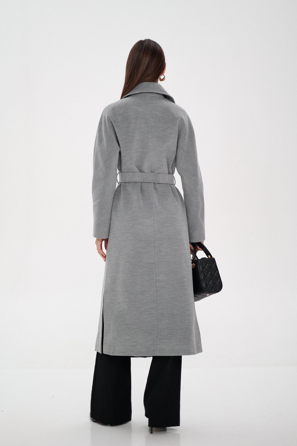 Pre-Order. Re-Stock Ships February 2026. Cambridge Comfort Wraparound Wool Cashmere Coat - SJB-DIAMOND ELITES