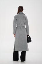 Pre-Order. Re-Stock Ships February 2026. Cambridge Comfort Wraparound Wool Cashmere Coat - SJB-DIAMOND ELITES
