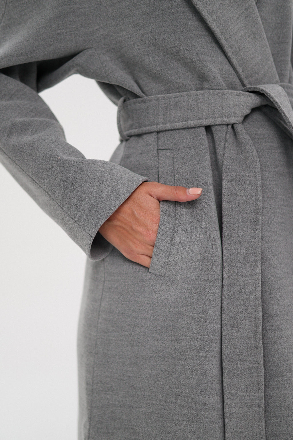 Pre-Order. Re-Stock Ships February 2026. Cambridge Comfort Wraparound Wool Cashmere Coat - SJB-DIAMOND ELITES