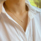 Dainty Single Pearl Necklace