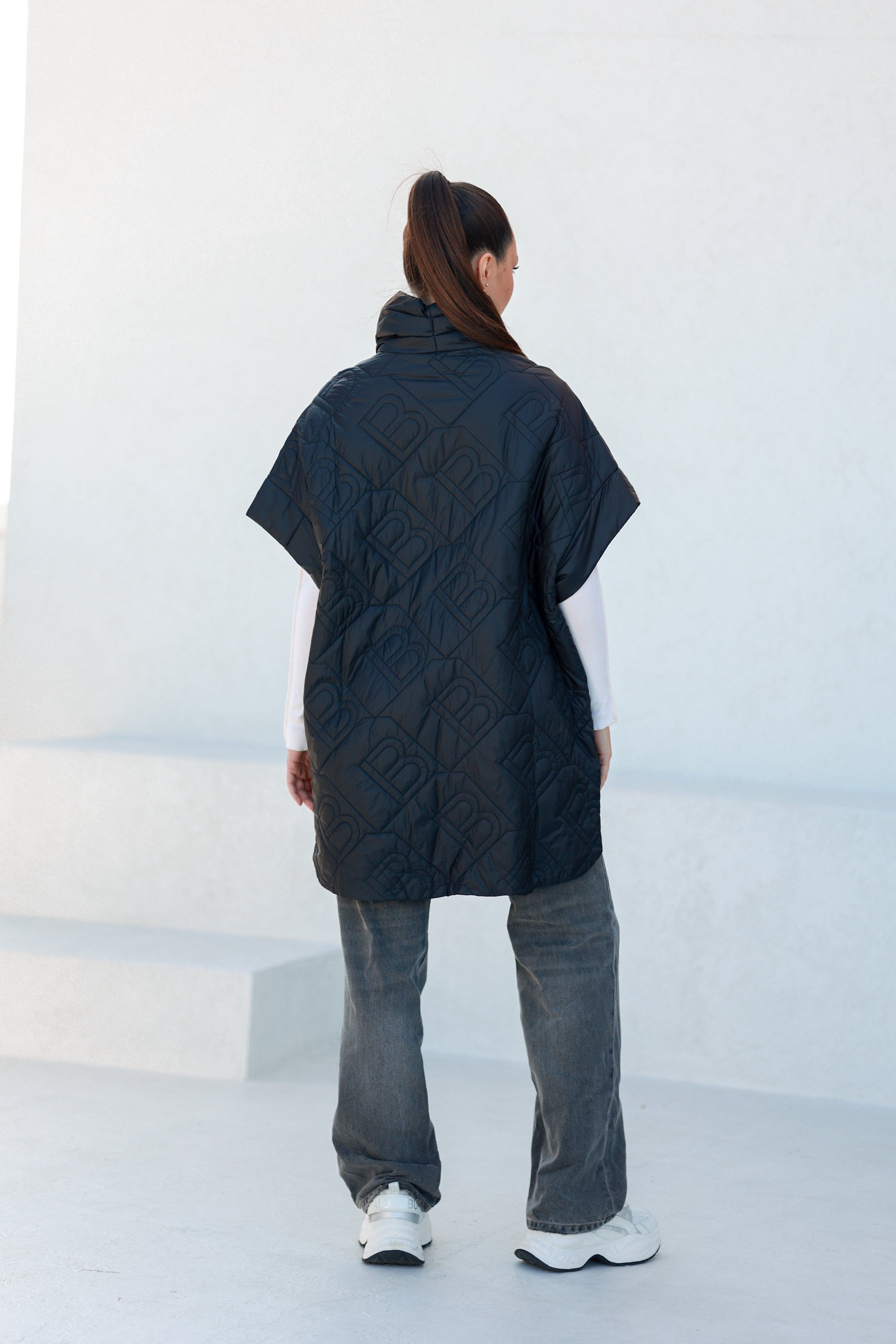 Pre-Order. Re-Stock Ships February 2026. Bianca Relaxed Fit Embossed Vest