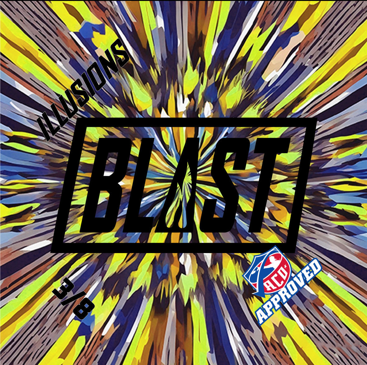 Illusions Burst (3/8) ACO Approved! blastcornhole