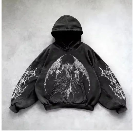 Urban Vibe Hooded Y2K Streetwear Sweatshirt Pi-Mart