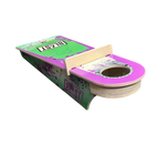 Trainer board with blocker blastcornhole