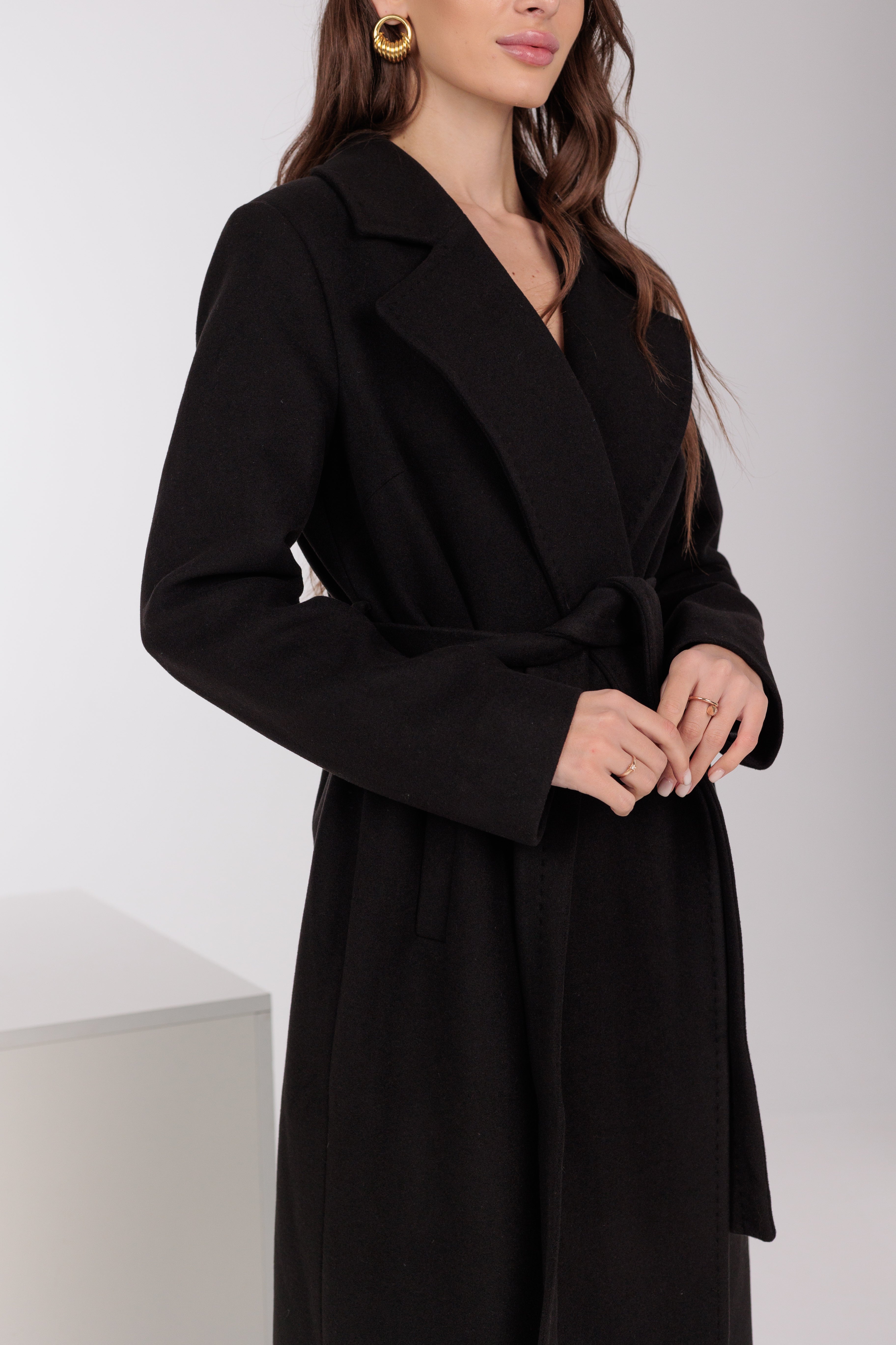 Pre-Order. Re-Stock Ships February 2026. Astoria Classic Wraparound Wool Blend Overcoat - SJB-DIAMOND ELITES