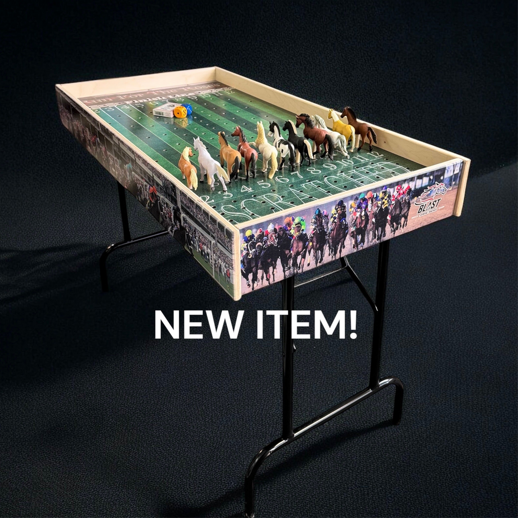 Less than Perfect - Turf Theme Jumbo Horse Game with Printed Rails - SJB-DIAMOND ELITES