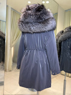 Genuine Silver Fox Fully Lined Hood Rabbit Insulated Parka Alaska® Outerwear Company