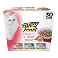 Purina Fancy Feast Grilled Wet Cat Food Poultry and Beef Collection Wet Cat Food Variety Pack - (Pack of 30) 3 oz. Cans Lootquake LLC