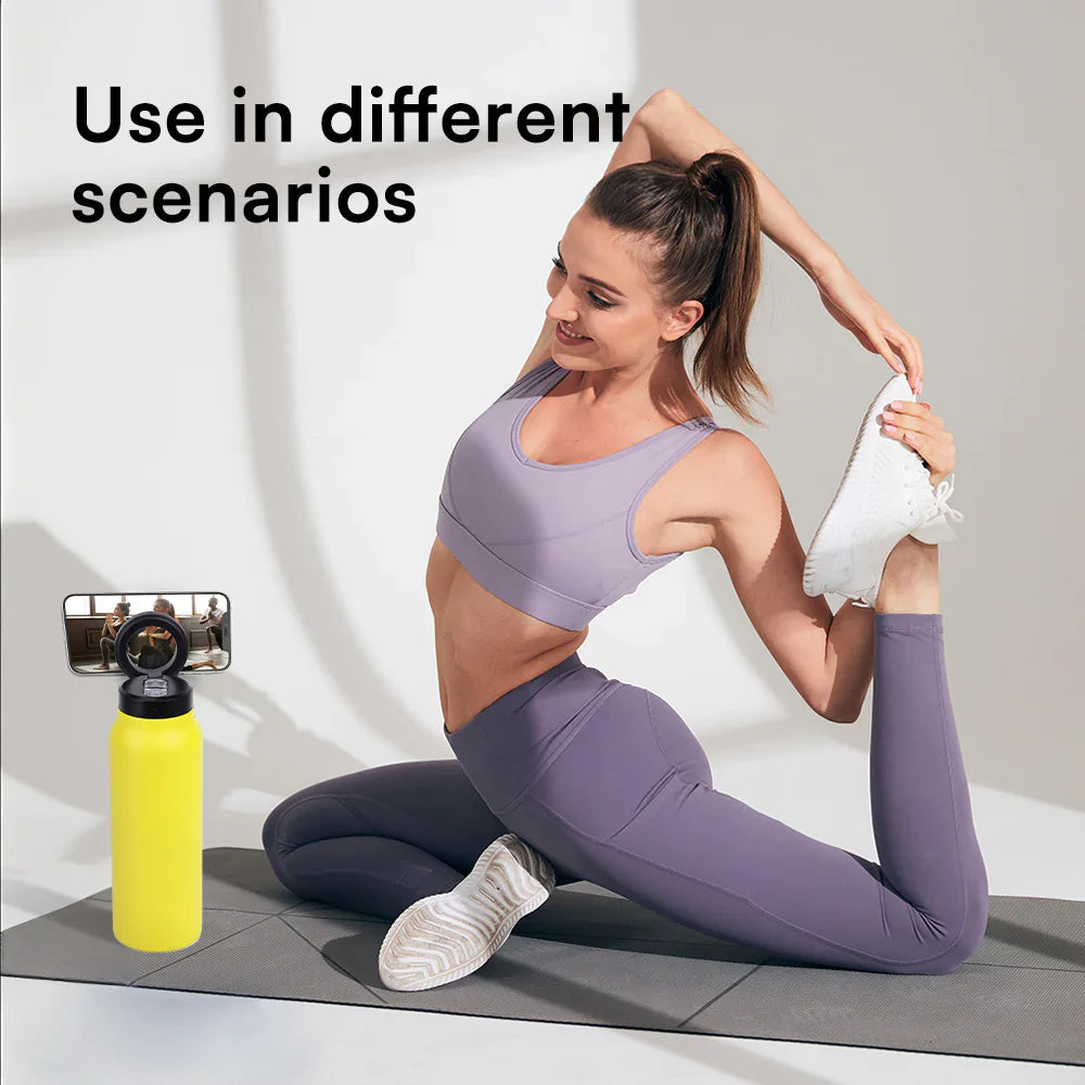Stainless Steel Water Bottle With Lid Magnetic Pi-Mart