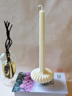 Elegant Lantern Pillar Candle - Unique Soy Wax Home Decor Gift Idea Lootquake LLC