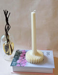 Elegant Lantern Pillar Candle - Unique Soy Wax Home Decor Gift Idea Lootquake LLC