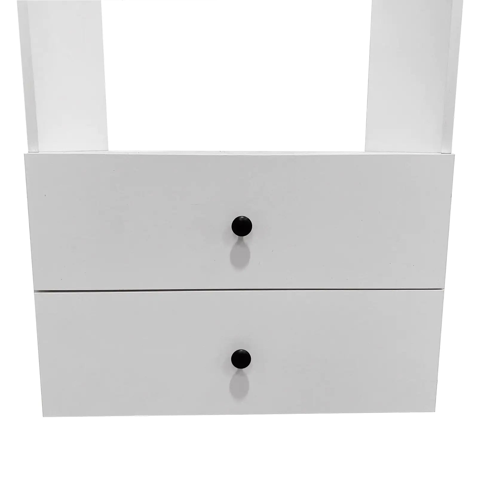 B4 Bathroom colset shelves Wood Modular Closet System Wall Mounted Shelves Walk in Clothes Storage Cabinet Shelving Built in Closet Organizer for Bedroom White 31.49''W x 16.04''D x 47.24''H Pi-Mart