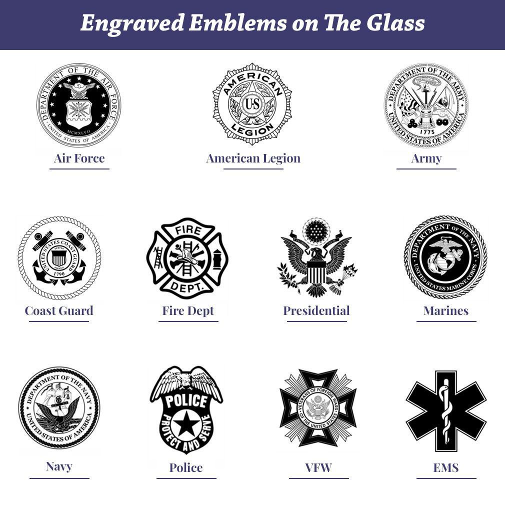3 Flags Military Shadow Box, flag case for 3 flags - Cherry Material. The Military Gift Store