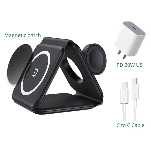 Foldable Wireless Charger for Apple Pi-Mart