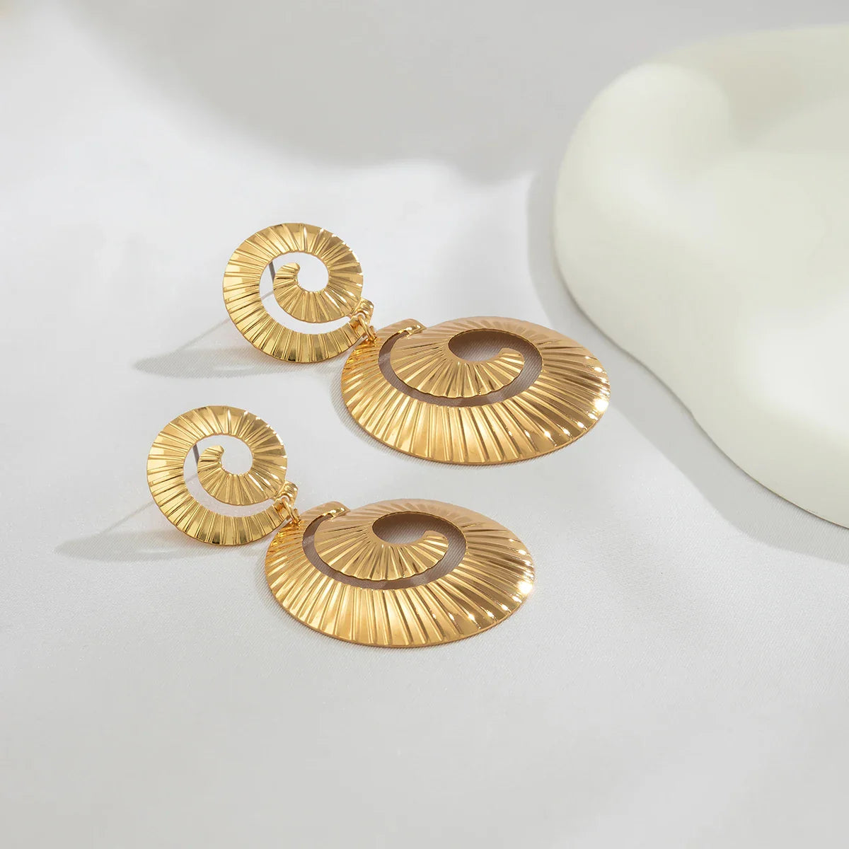 Exaggerated Big Hollowed Out Round Pendant Earrings for Women Trendy Large Drop Earrings 2025 Fashion Jewelry Accessories Female - SJB-DIAMOND ELITES
