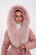 Genuine Fox Down Coat - SJB-DIAMOND ELITES