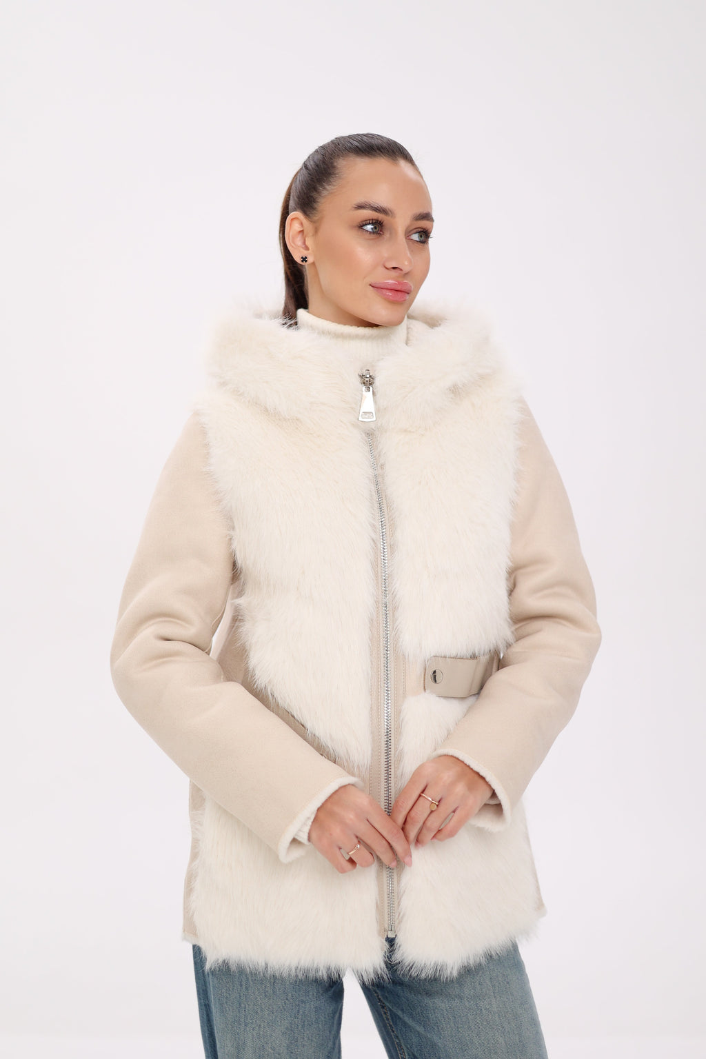 ⇆ Reversible Hooded Wool Blend Jacket - SJB-DIAMOND ELITES