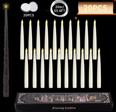 LED Floating Candles With Candle Sticks Pi-Mart