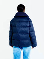 Australian Wool Silk Blend Down Fill Coat - SJB-DIAMOND ELITES