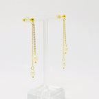 Freshwater Pearls On Dangle Earrings