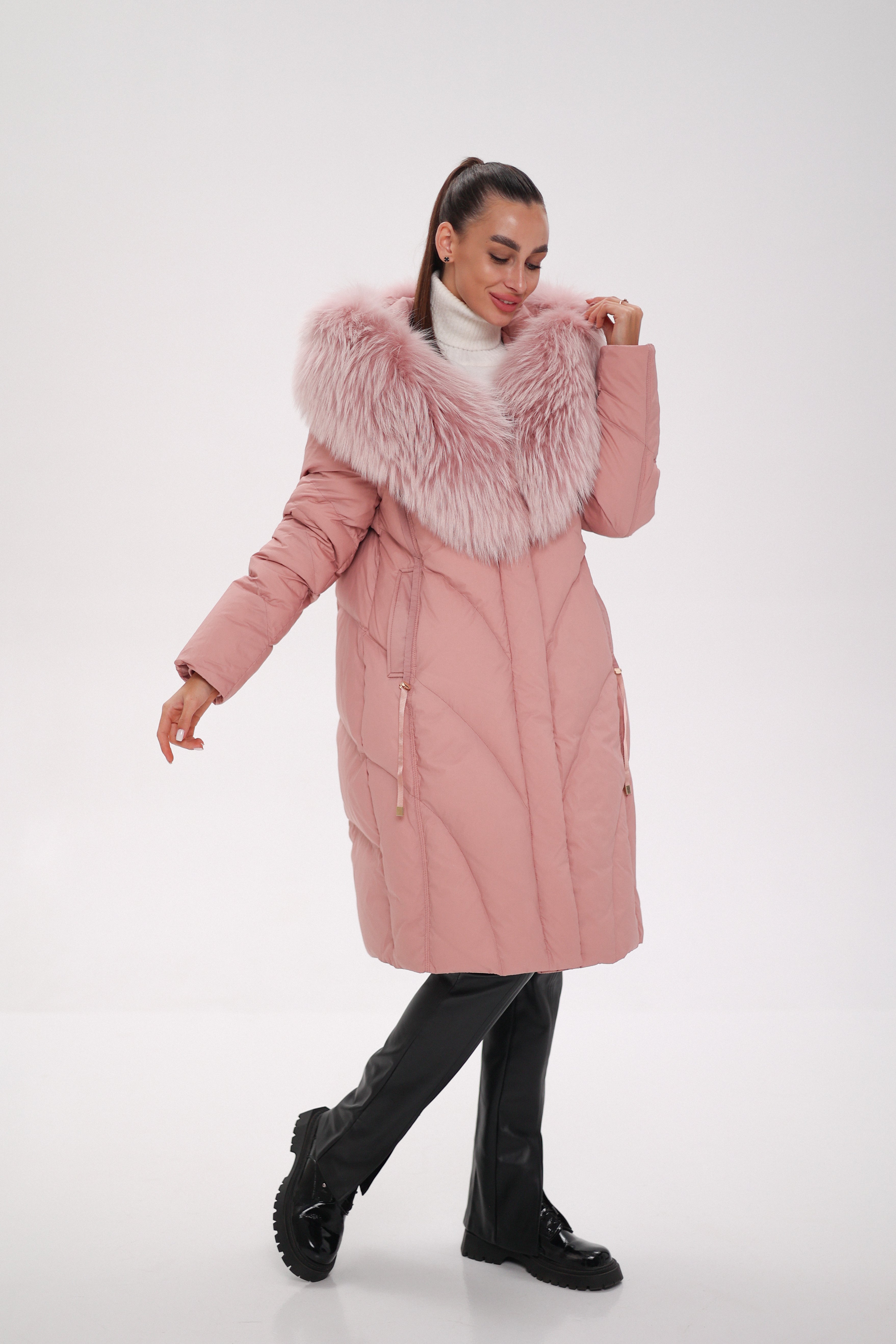 Genuine Fox Down Coat - SJB-DIAMOND ELITES
