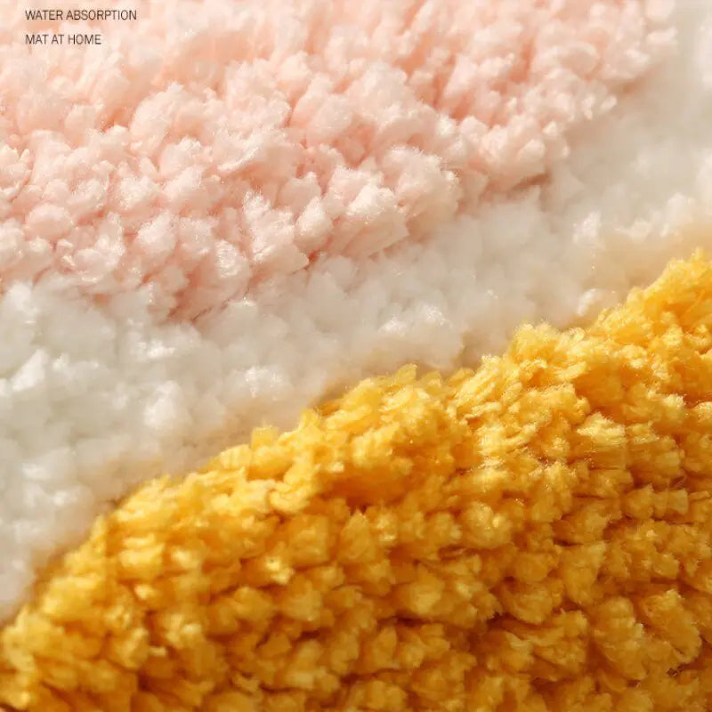 Inyahome Bathroom Rugs Non-Slip Bath Mat Luxury Soft Absorbent Plush Microfiber Bath mats for Bathroom Carpet for Tub Shower Pi-Mart