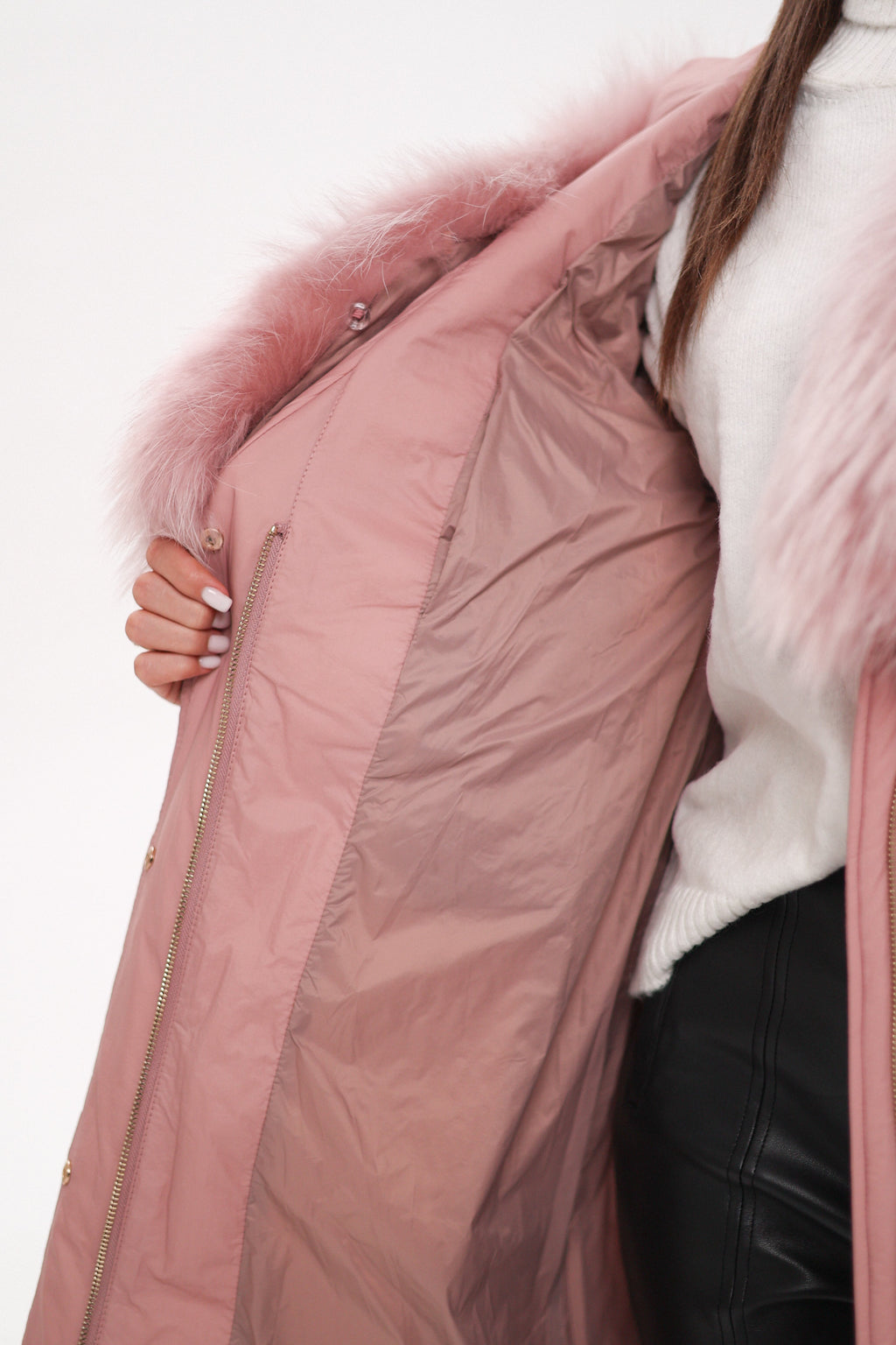 Genuine Fox Down Coat - SJB-DIAMOND ELITES