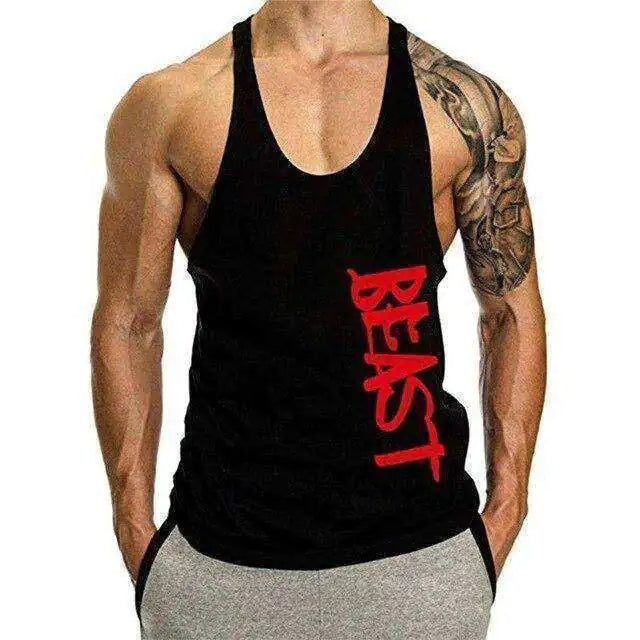 Beast Print Fitness Muscle Shirt Pi-Mart