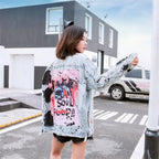 Graffiti Denim Jacket Pi-Mart