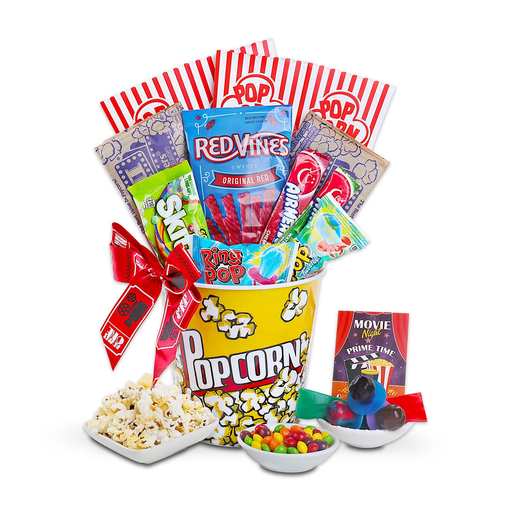 Pop-ular Movie Night Gift Basket Alder Creek Gift Baskets