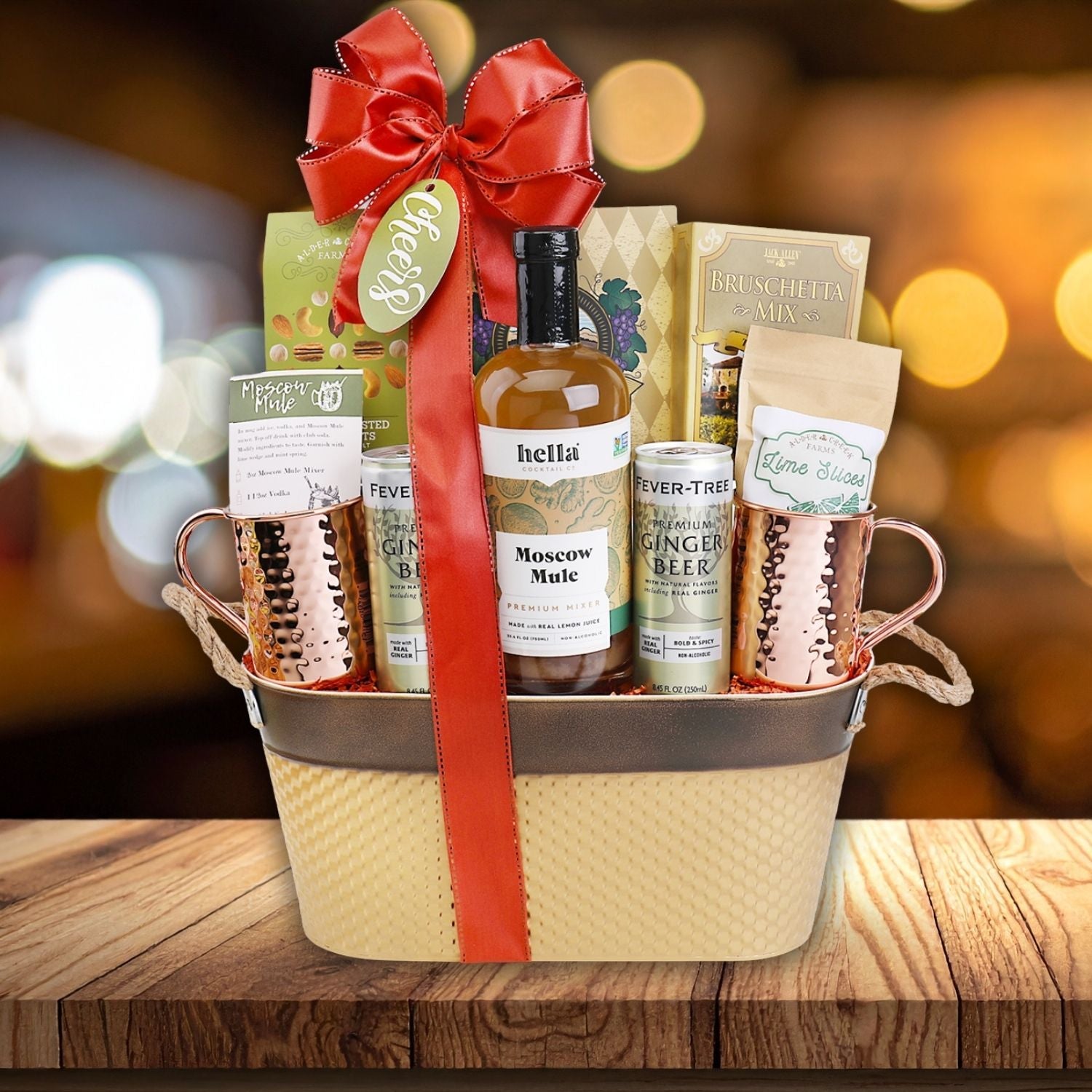 Moscow Mule Gift Basket Alder Creek Gift Baskets