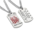 40 Stripes Dog Tag Necklace KingdomWear