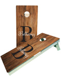 Custom Monogram Family Last Name/Est Cornhole Boards for Backyard/Wedding/Family Gift blastcornhole