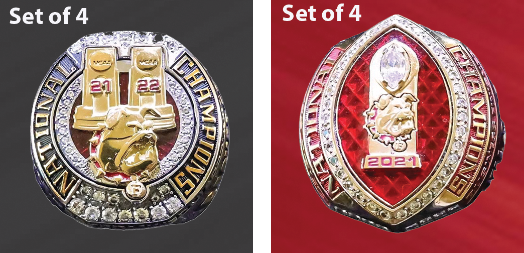 Ferris State Championship Trophy Boards & Bling Bags - free shipping! blastcornhole
