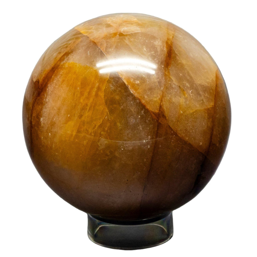 Ferruginous "Golden Healer" Quartz Spheres 75-77mm - SJB-DIAMOND ELITES